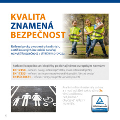 Reflexní přívěsek - Přikázaný směr jízdy přímo a vpravo - splňuje EN 13356 | EN 17353 Reflexní přívěsek - Přikázaný směr jízdy přímo a vpravo - splňuje EN 13356 | EN 17353